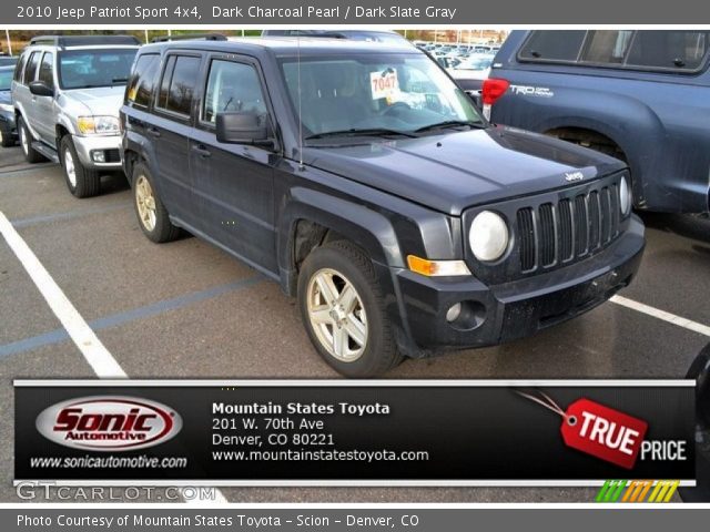 2010 Jeep Patriot Sport 4x4 in Dark Charcoal Pearl