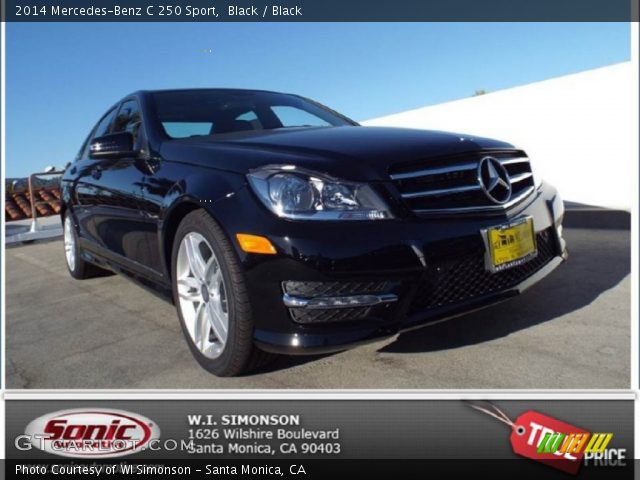 2014 Mercedes-Benz C 250 Sport in Black