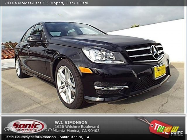 2014 Mercedes-Benz C 250 Sport in Black