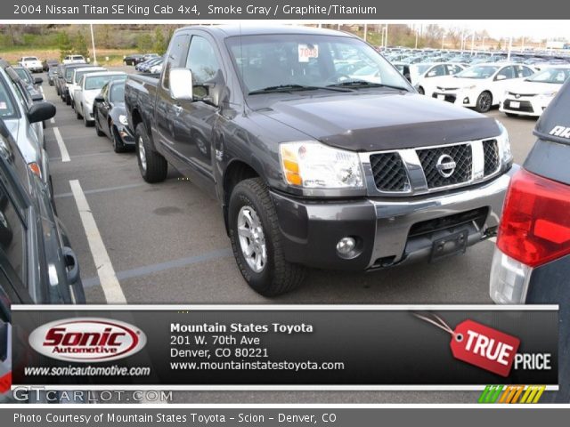 2004 Nissan Titan SE King Cab 4x4 in Smoke Gray