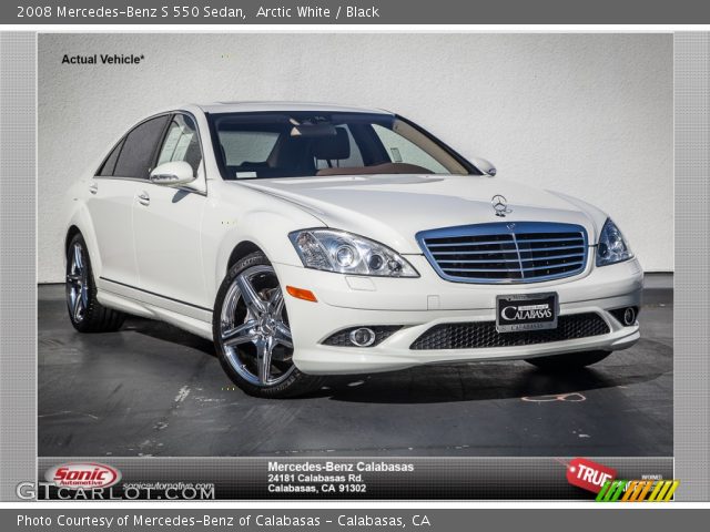 2008 Mercedes-Benz S 550 Sedan in Arctic White