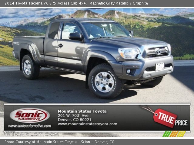 2014 Toyota Tacoma V6 SR5 Access Cab 4x4 in Magnetic Gray Metallic