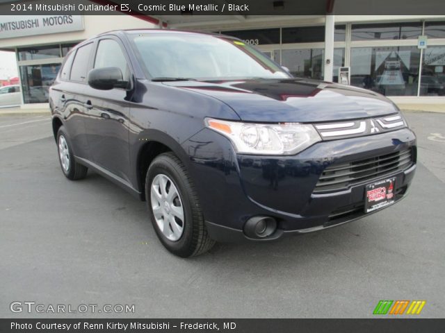 2014 Mitsubishi Outlander ES in Cosmic Blue Metallic