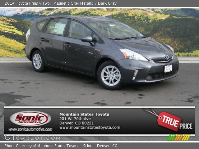 2014 Toyota Prius v Two in Magnetic Gray Metallic