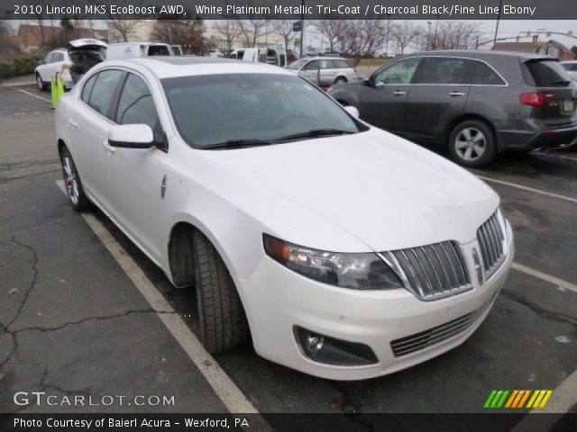 2010 Lincoln MKS EcoBoost AWD in White Platinum Metallic Tri-Coat