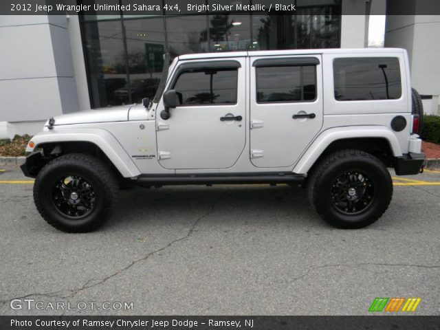 2012 Jeep Wrangler Unlimited Sahara 4x4 in Bright Silver Metallic