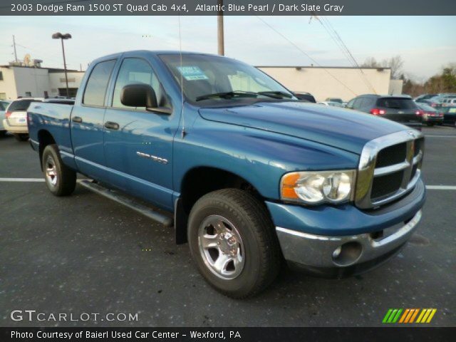 2003 Dodge Ram 1500 ST Quad Cab 4x4 in Atlantic Blue Pearl