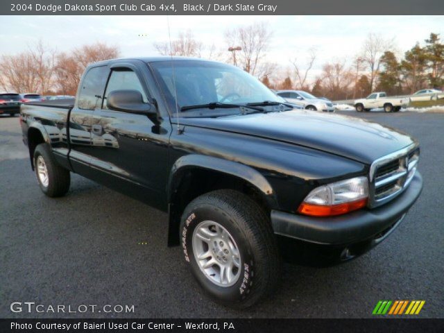 2004 Dodge Dakota Sport Club Cab 4x4 in Black