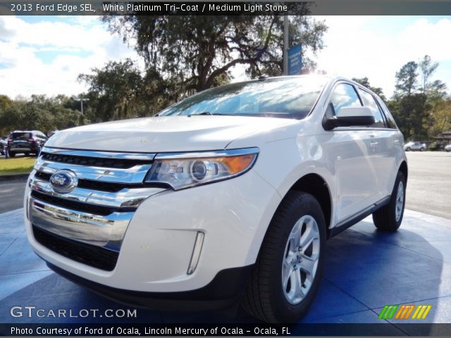 2013 Ford Edge SEL in White Platinum Tri-Coat