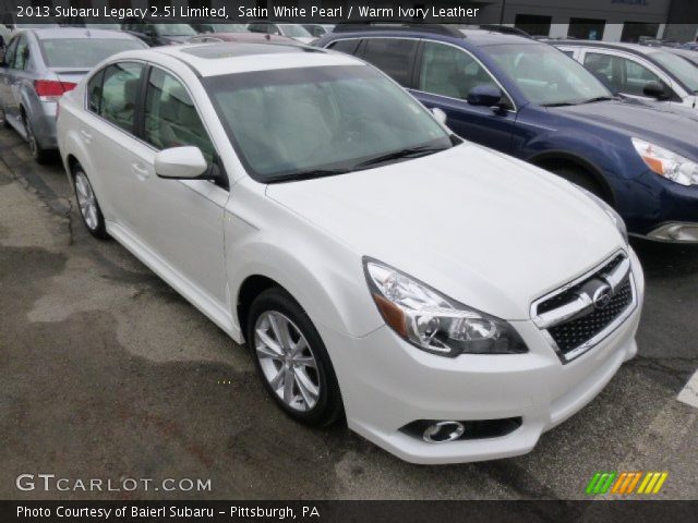 2013 Subaru Legacy 2.5i Limited in Satin White Pearl