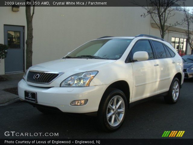2009 Lexus RX 350 AWD in Crystal White Mica