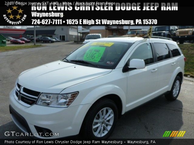 2013 Dodge Journey SXT AWD in White