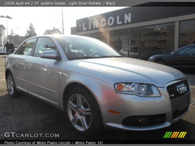 2008 Audi A4 2.0T quattro Sedan in Light Silver Metallic