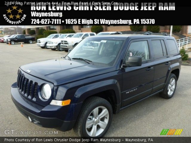 2014 Jeep Patriot Latitude 4x4 in True Blue Pearl