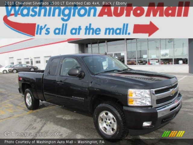 2010 Chevrolet Silverado 1500 LT Extended Cab 4x4 in Black