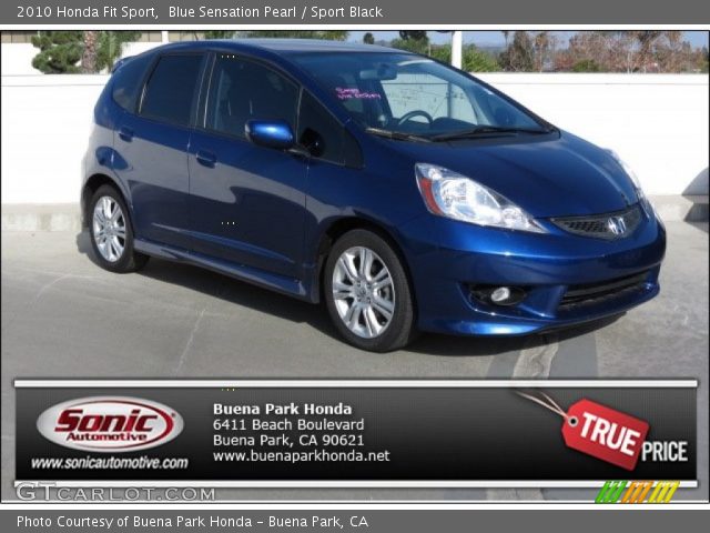 2010 Honda Fit Sport in Blue Sensation Pearl