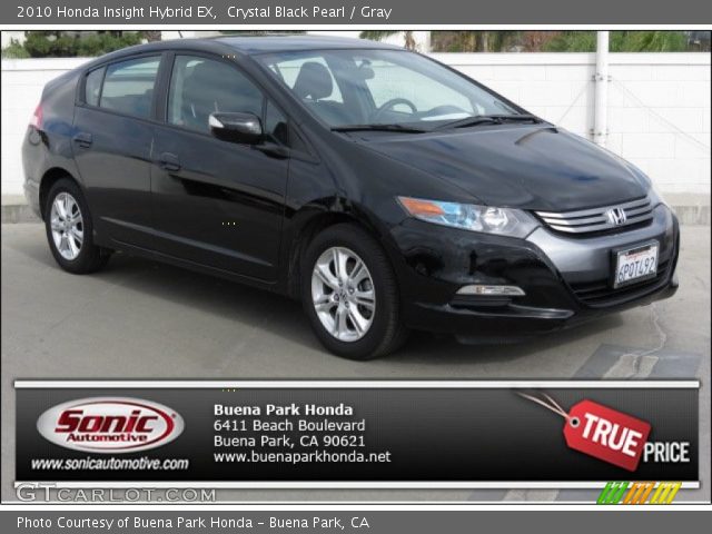 2010 Honda Insight Hybrid EX in Crystal Black Pearl