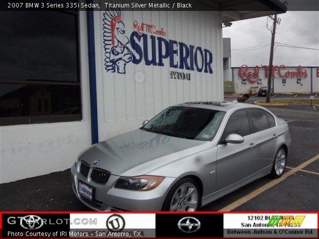 2007 BMW 3 Series 335i Sedan in Titanium Silver Metallic