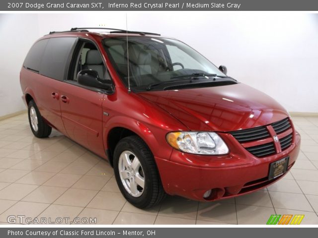 2007 Dodge Grand Caravan SXT in Inferno Red Crystal Pearl