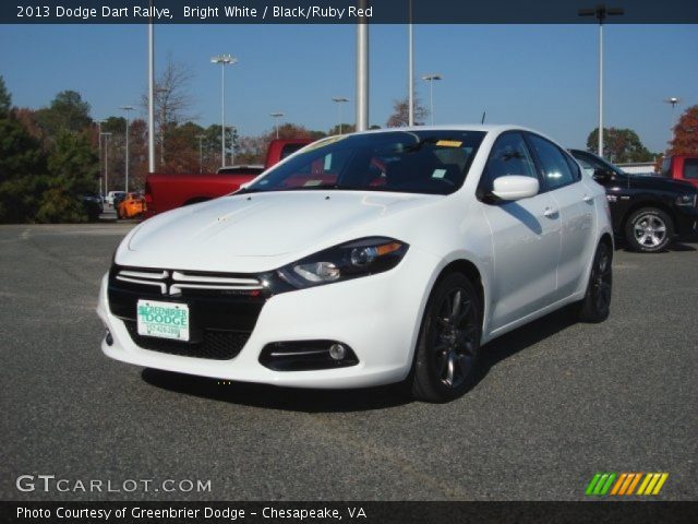 2013 Dodge Dart Rallye in Bright White