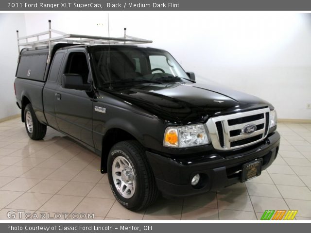 2011 Ford Ranger XLT SuperCab in Black