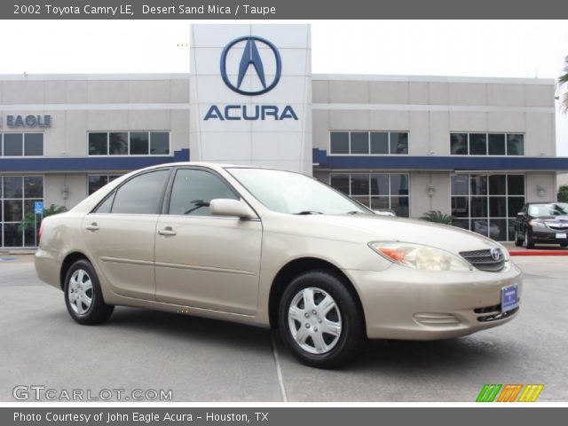 2002 Toyota Camry LE in Desert Sand Mica