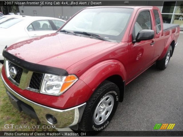 2007 Nissan Frontier SE King Cab 4x4 in Red Alert