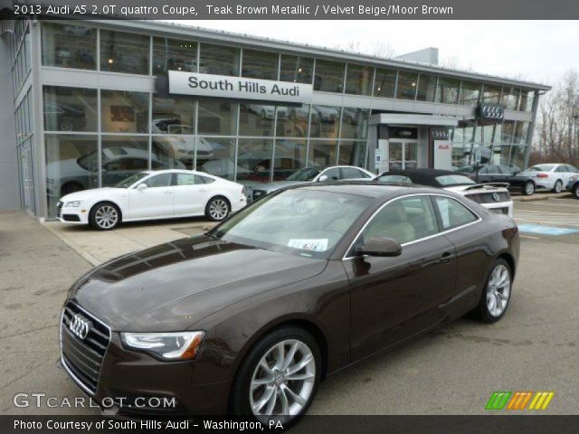 2013 Audi A5 2.0T quattro Coupe in Teak Brown Metallic