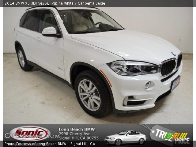 2014 BMW X5 sDrive35i in Alpine White
