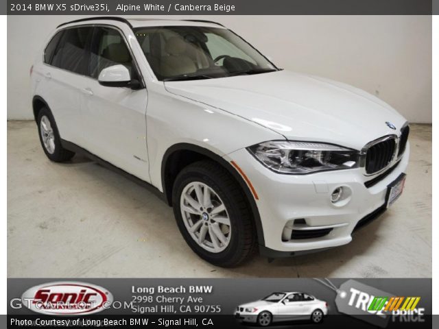 2014 BMW X5 sDrive35i in Alpine White