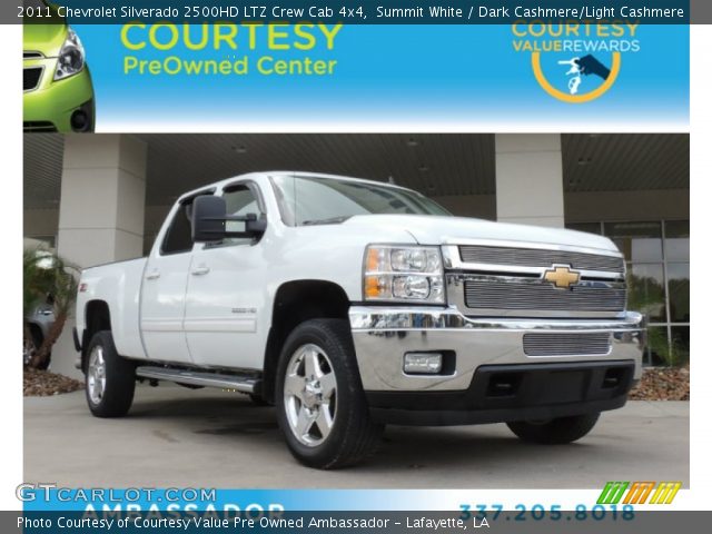 2011 Chevrolet Silverado 2500HD LTZ Crew Cab 4x4 in Summit White
