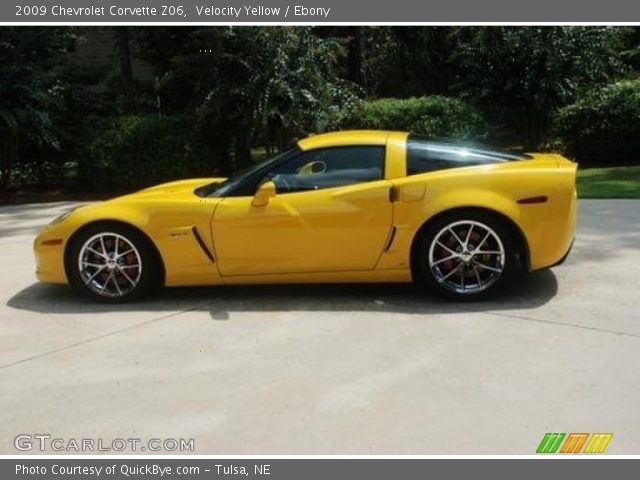 2009 Chevrolet Corvette Z06 in Velocity Yellow