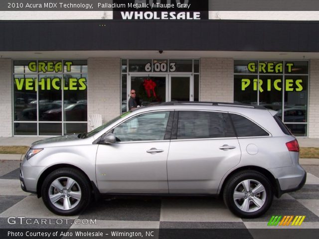 2010 Acura MDX Technology in Palladium Metallic