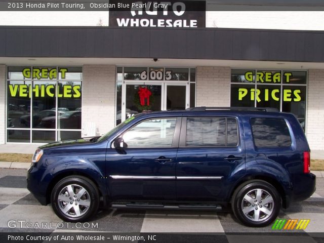 2013 Honda Pilot Touring in Obsidian Blue Pearl