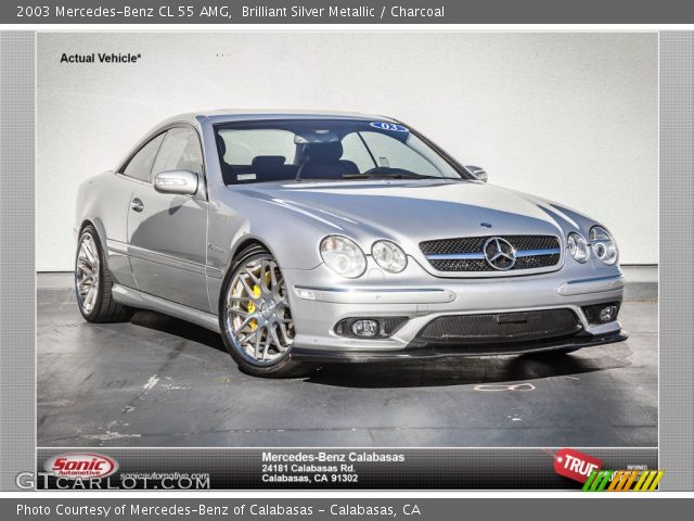 2003 Mercedes-Benz CL 55 AMG in Brilliant Silver Metallic