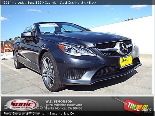 2014 Mercedes-Benz E 350 Cabriolet in Steel Gray Metallic