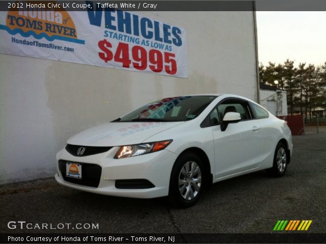 2012 Honda Civic LX Coupe in Taffeta White
