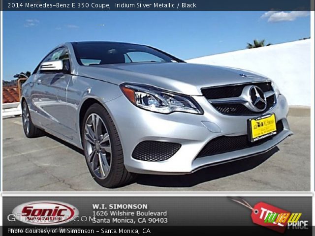 2014 Mercedes-Benz E 350 Coupe in Iridium Silver Metallic