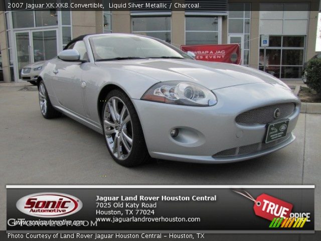 2007 Jaguar XK XK8 Convertible in Liquid Silver Metallic