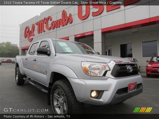 2013 Toyota Tacoma V6 Texas Edition Double Cab in Silver Streak Mica