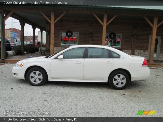 2009 Chevrolet Impala LT in White
