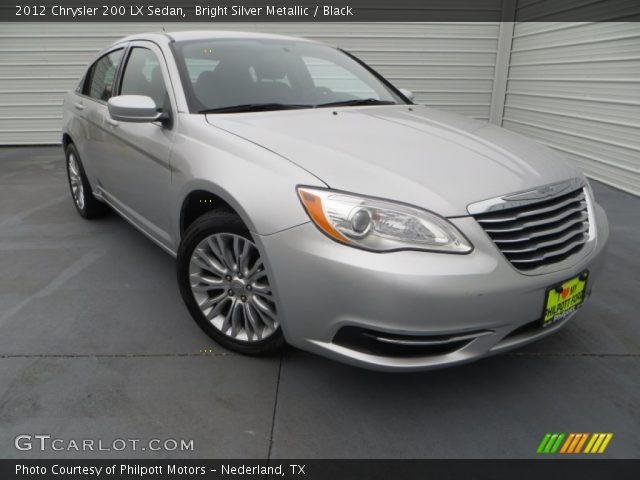 2012 Chrysler 200 LX Sedan in Bright Silver Metallic