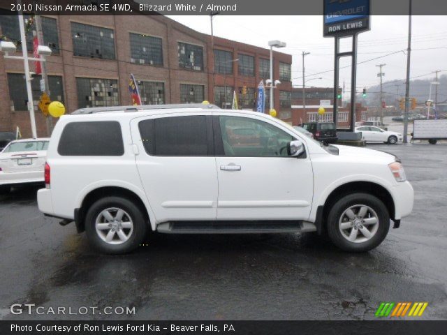 2010 Nissan Armada SE 4WD in Blizzard White