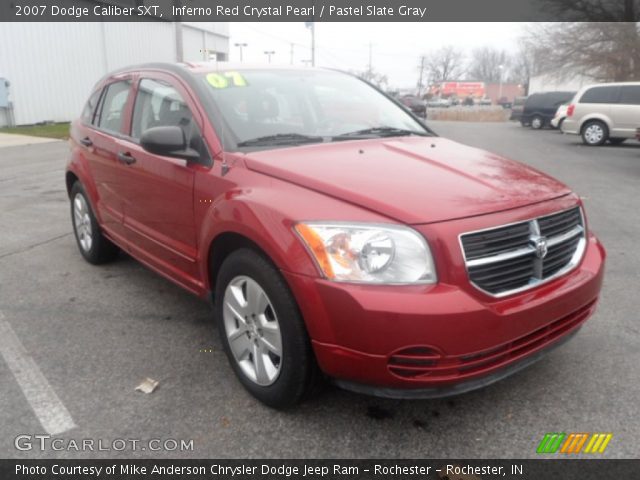 2007 Dodge Caliber SXT in Inferno Red Crystal Pearl