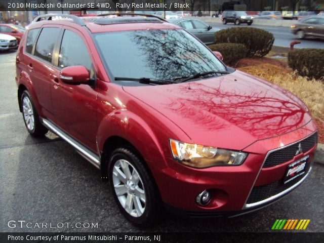 2010 Mitsubishi Outlander SE 4WD in Rally Red Metallic