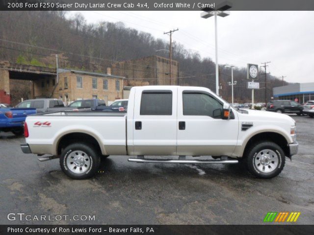 2008 Ford F250 Super Duty Lariat Crew Cab 4x4 in Oxford White