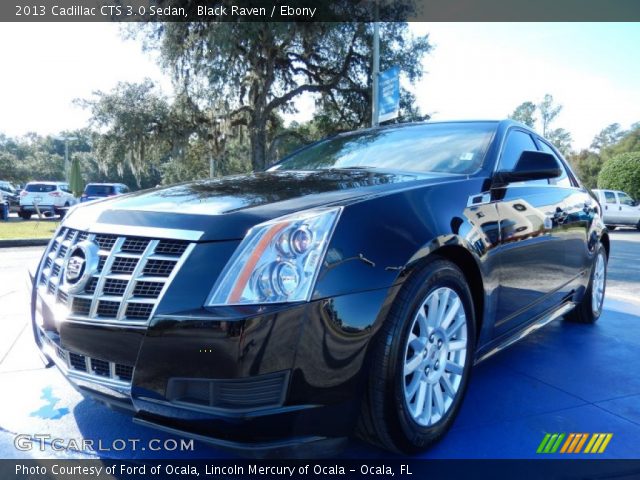 2013 Cadillac CTS 3.0 Sedan in Black Raven