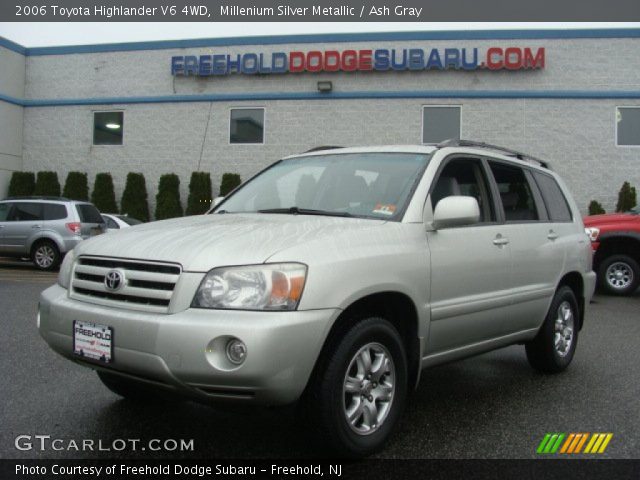 2006 Toyota Highlander V6 4WD in Millenium Silver Metallic