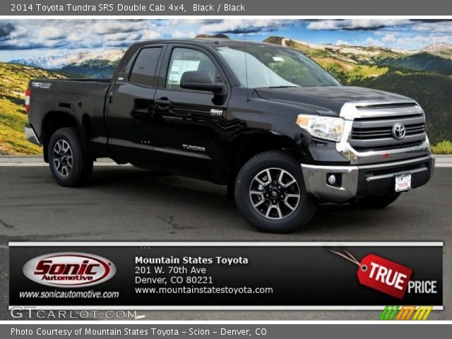2014 Toyota Tundra SR5 Double Cab 4x4 in Black