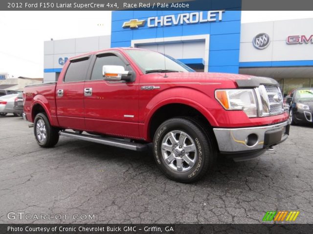 2012 Ford F150 Lariat SuperCrew 4x4 in Race Red